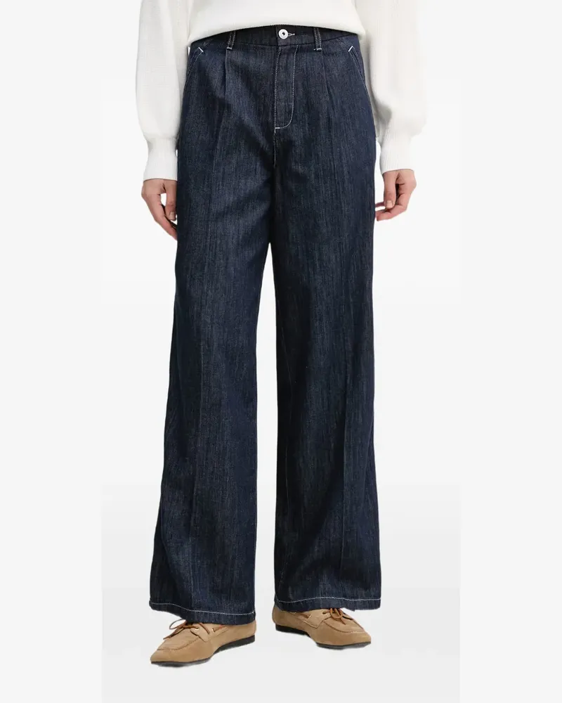 MARC AUREL Weite Jeans - Blau Blau