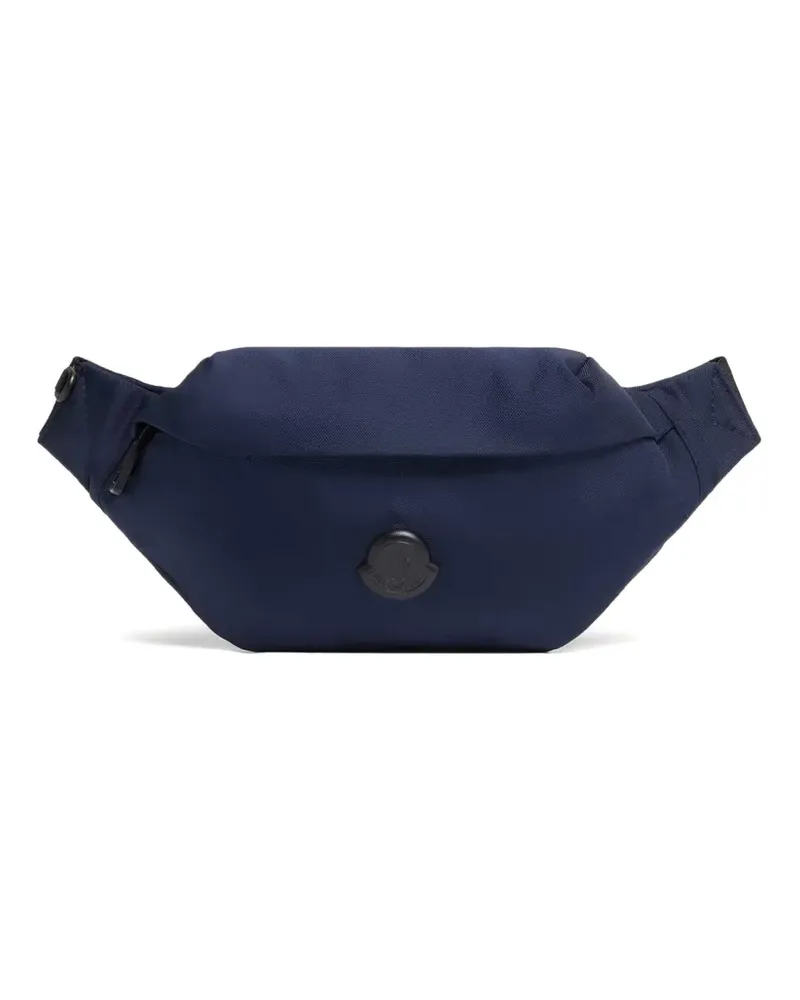 Moncler Kleine Durance Gürteltasche mit Logo-Schild - Blau Blau