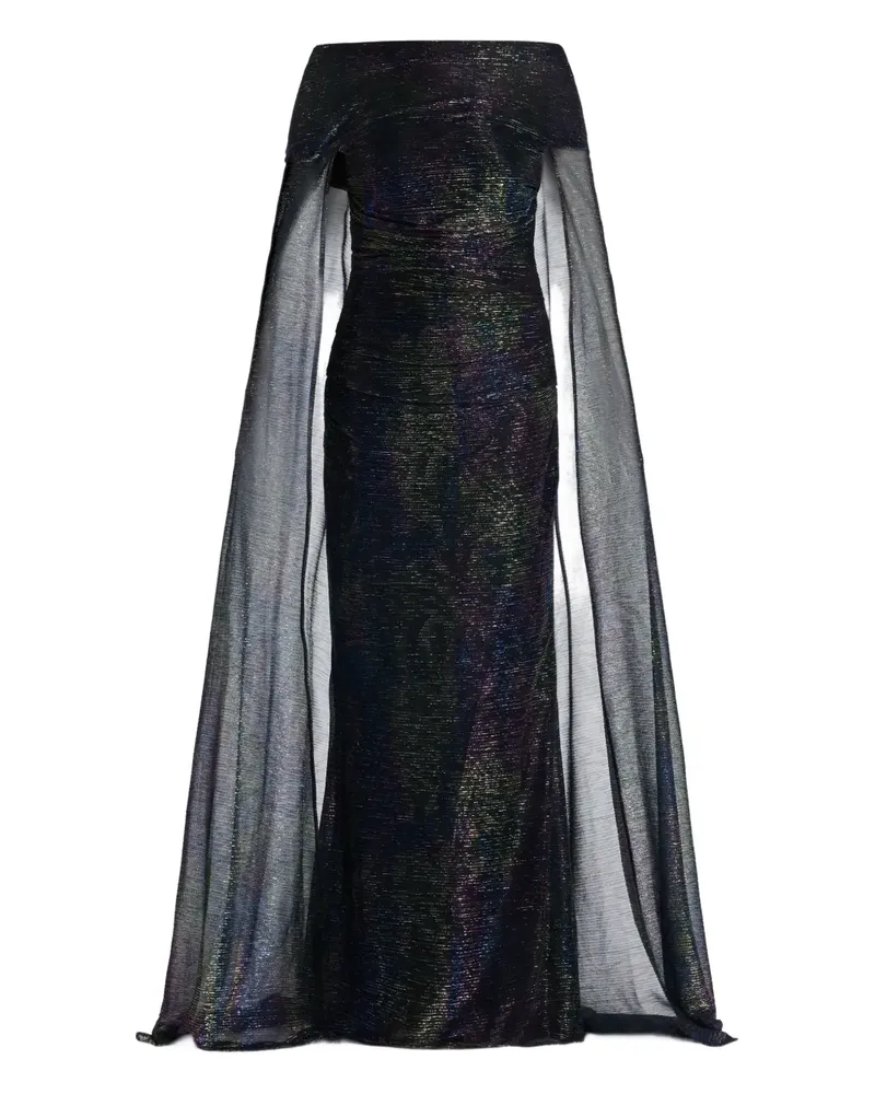 Talbot Runhof Schulterfreies Kleid - Blau Blau