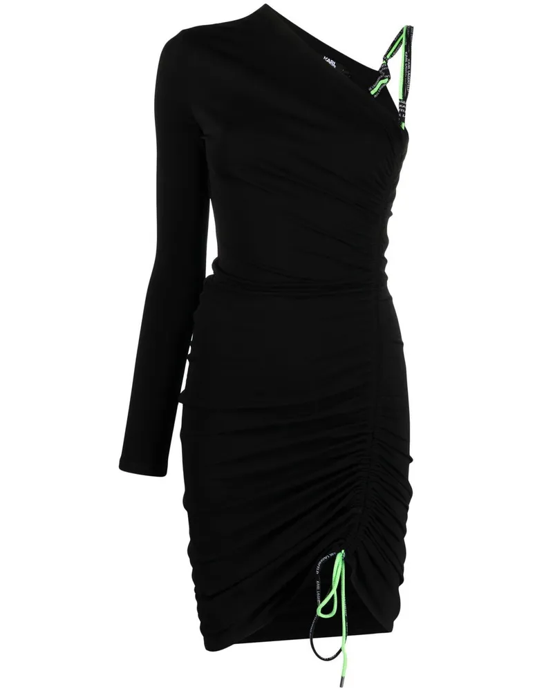 Karl Lagerfeld Minikleid mit Kordel - Schwarz Schwarz