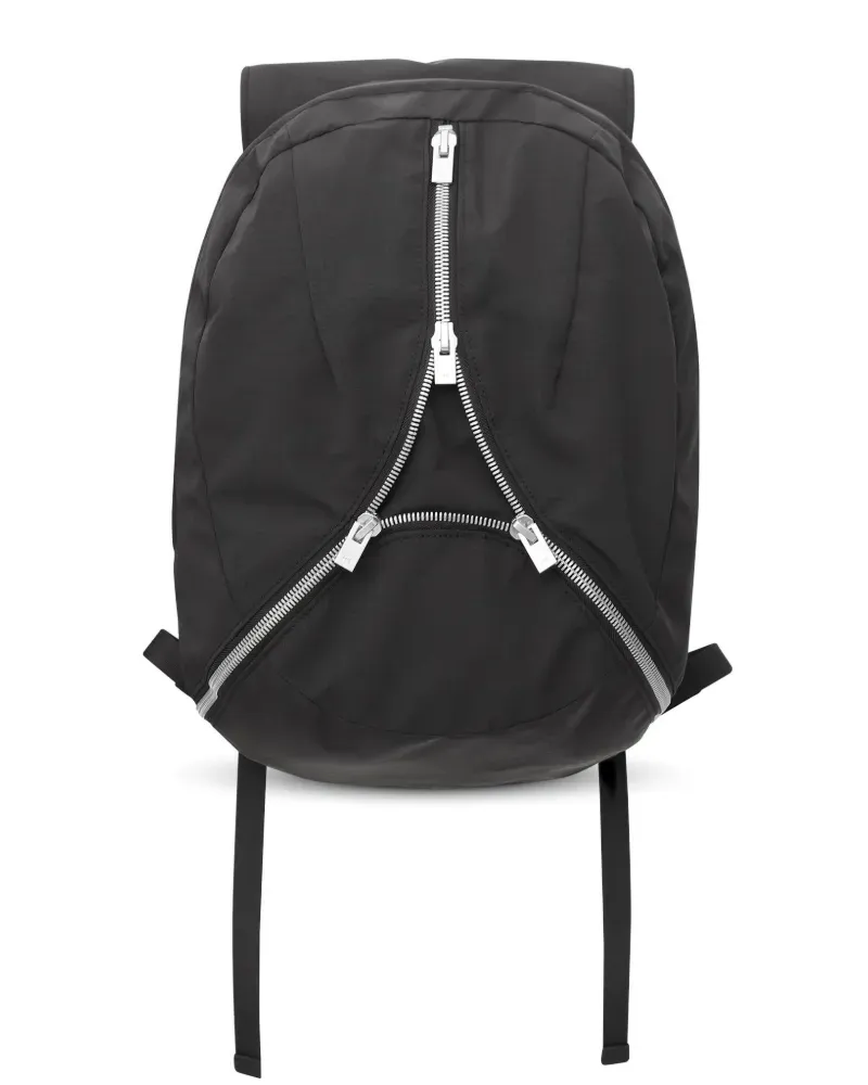 Heliot Emil Tecton Rucksack mit Reißverschluss - Schwarz Schwarz