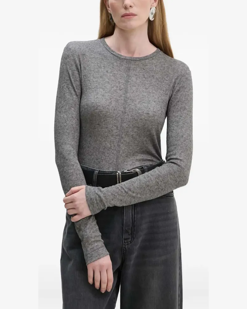 Day Birger et Mikkelsen Langärmeliger Lexi Pullover - Grau Grau