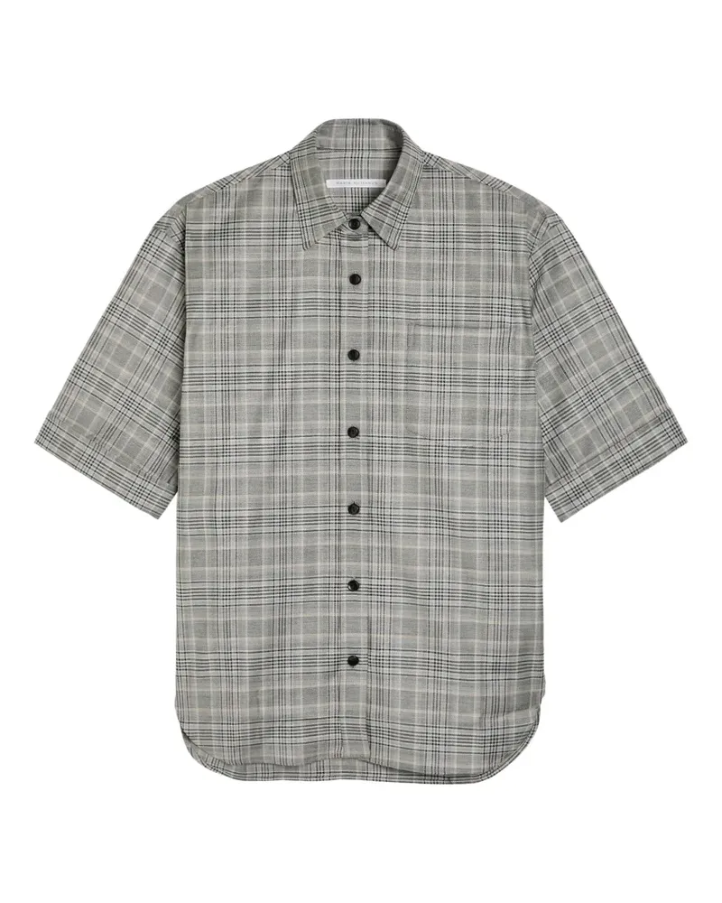 Maria Mcmanus plaid-pattern short-sleeve shirt - Grau Grau