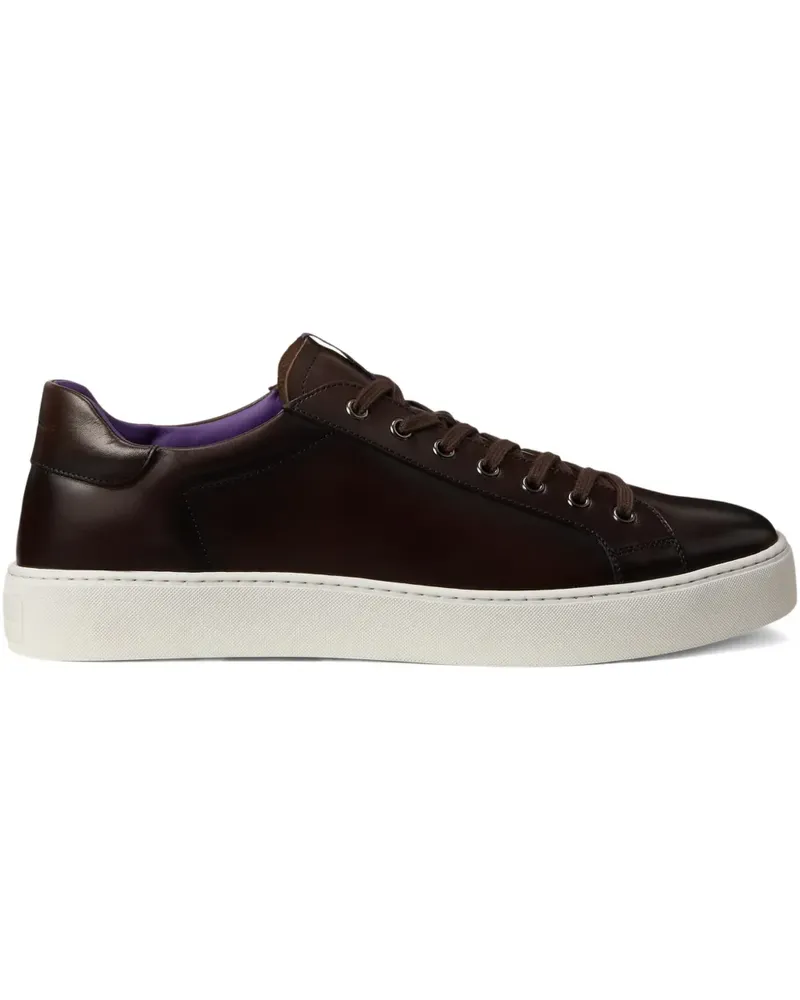 Ralph Lauren Gebürstete Severn Sneakers - Braun Braun