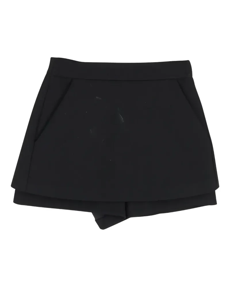Maje Trompe L'oeil Shorts - Schwarz Schwarz