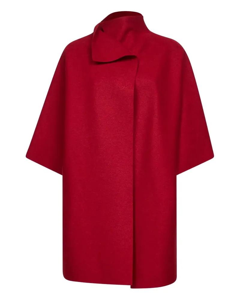 Harris Wharf London Cape-Mantel mit Umschlag - Rot Rot