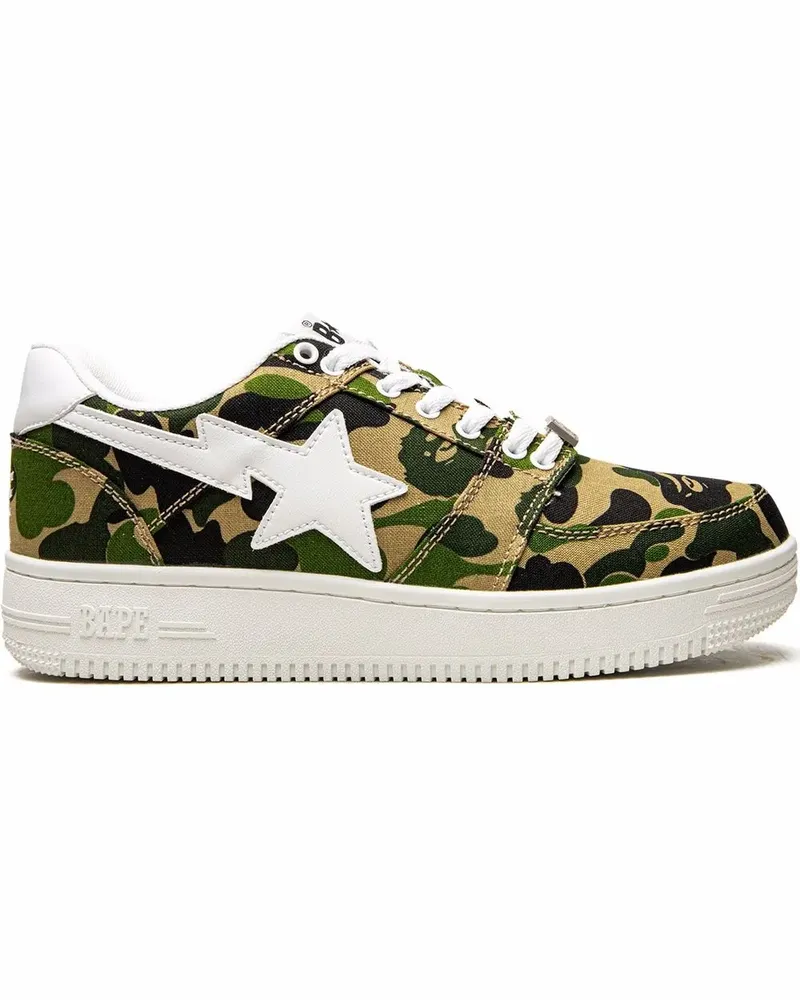 BAPE Bapesta Low ABC Camo Sneakers - Grün Grün