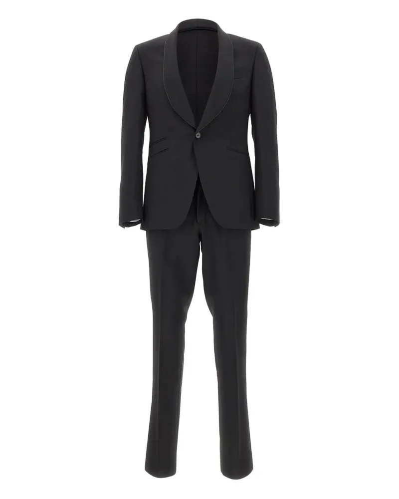 Carlo Pignatelli buttoned suit - Schwarz Schwarz
