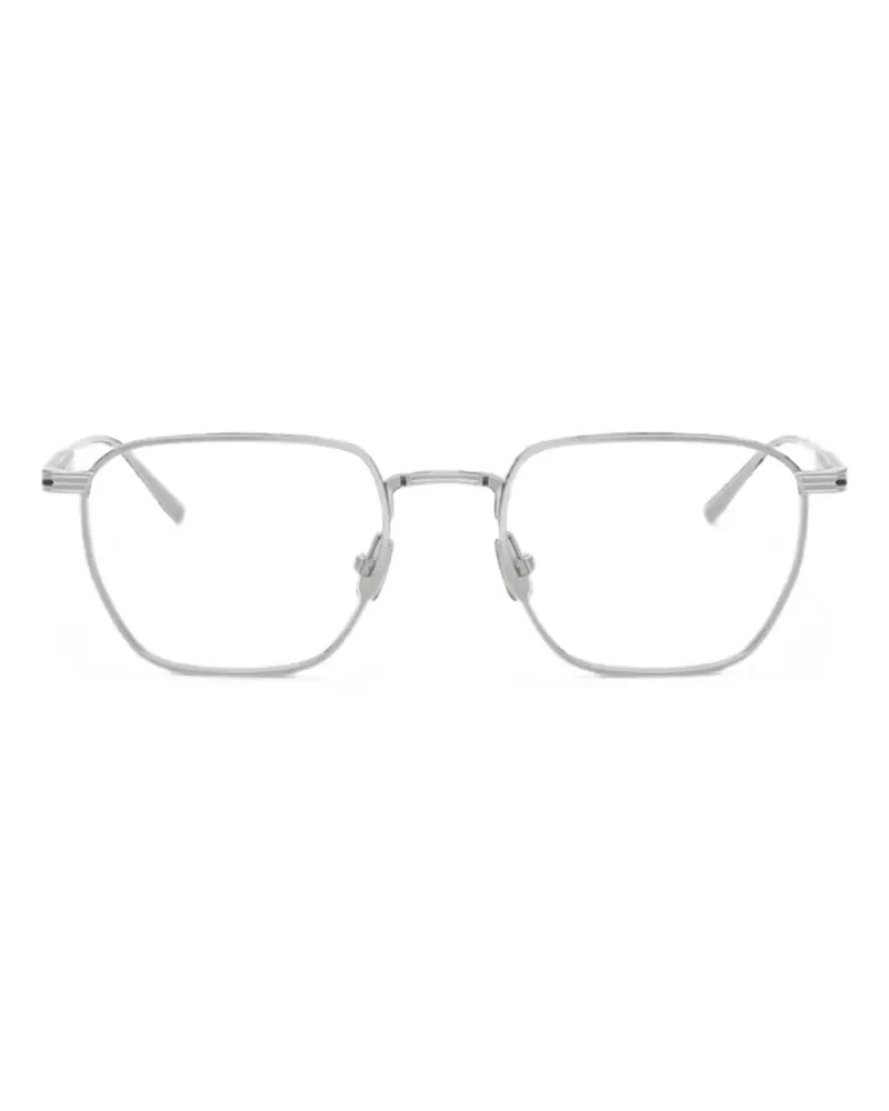 Brunello Cucinelli Tyler Brille mit geometrischem Gestell - Silber Silber