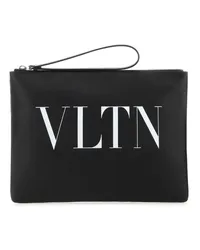 Valentino Garavani VLTN Clutch Schwarz