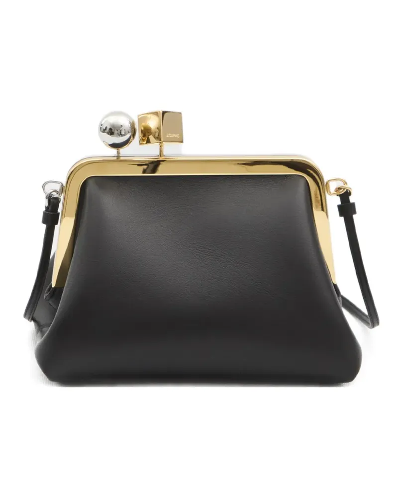 Jacquemus small Le Berlingot leather clutch bag - Schwarz Schwarz