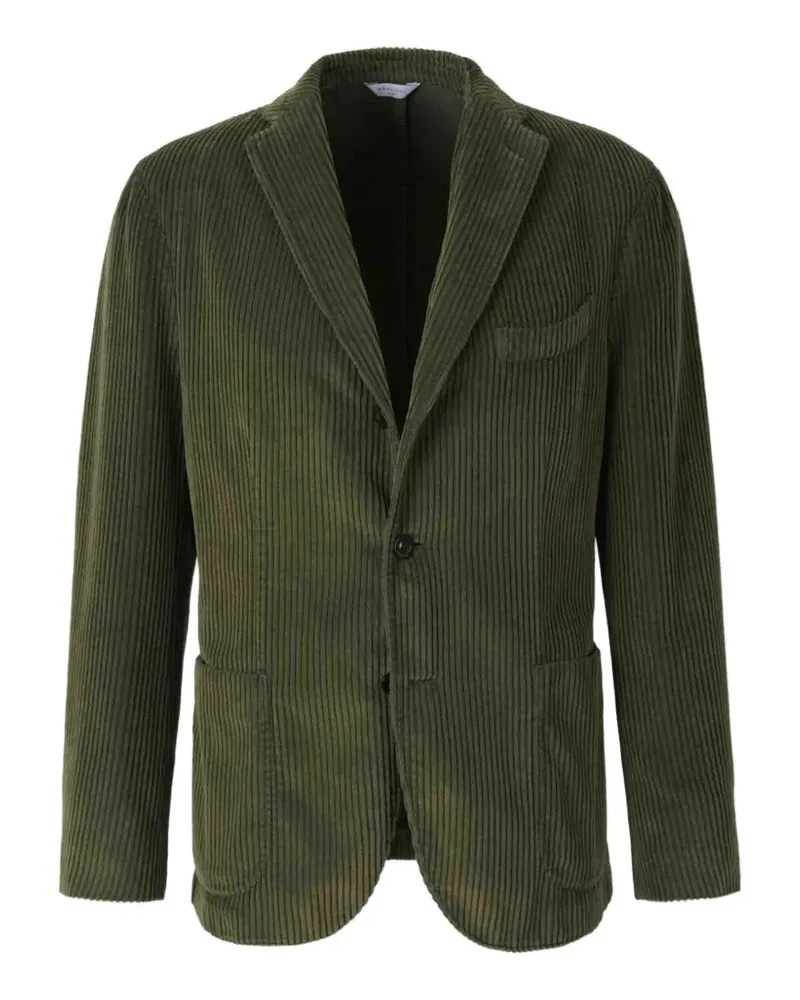 Boglioli corduroy single-breasted blazer - Grün Grün