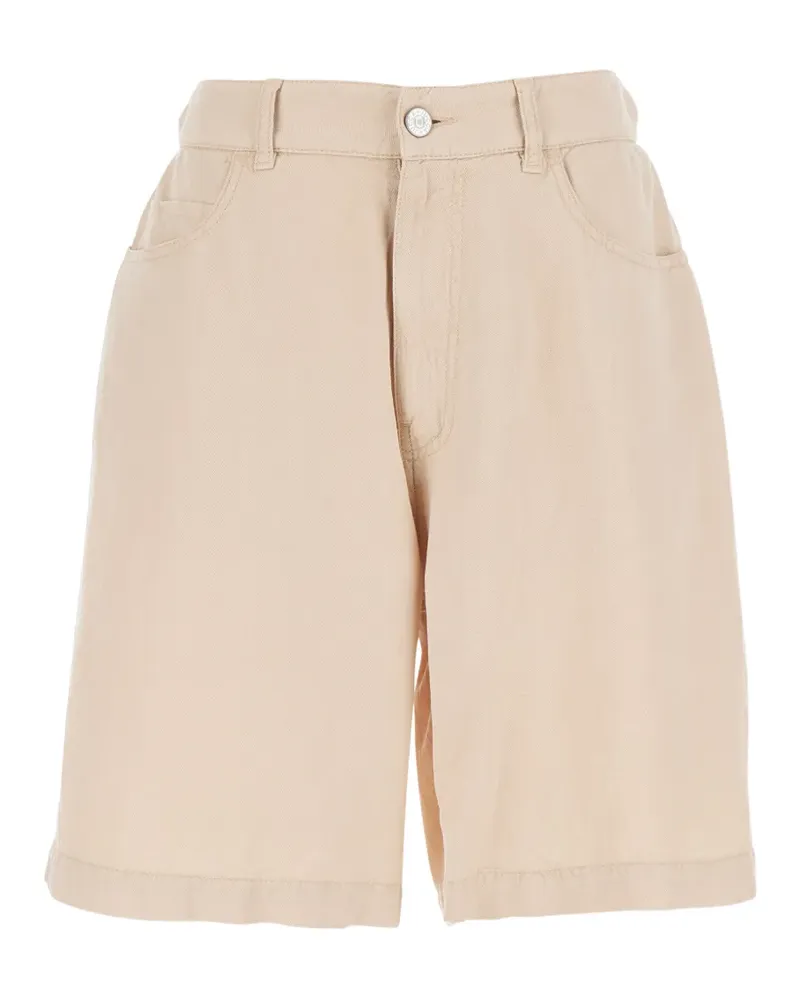 Jucca elasticated-waist shorts - Nude Nude
