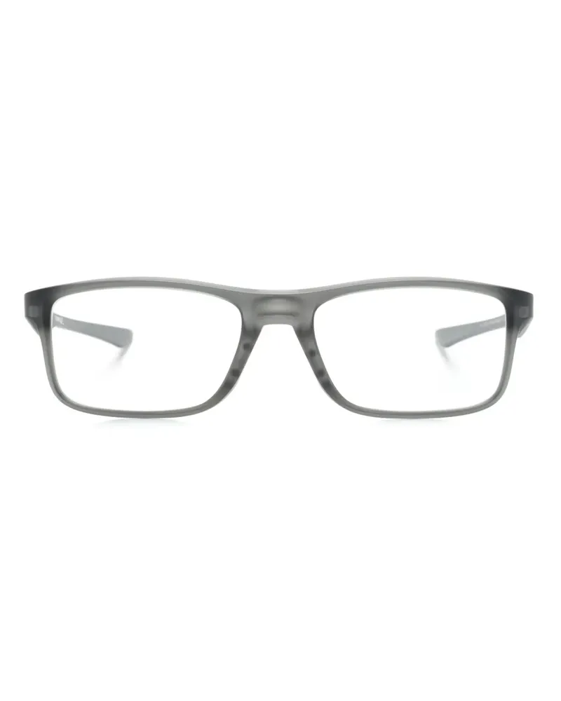Oakley Eckige 'Plank 2.0' Brille - Grau Grau