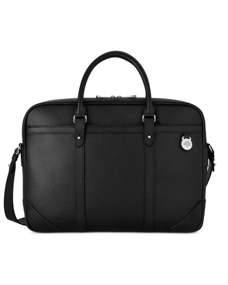 Mulberry Heritage Aktentasche aus Getreide - Schwarz Schwarz