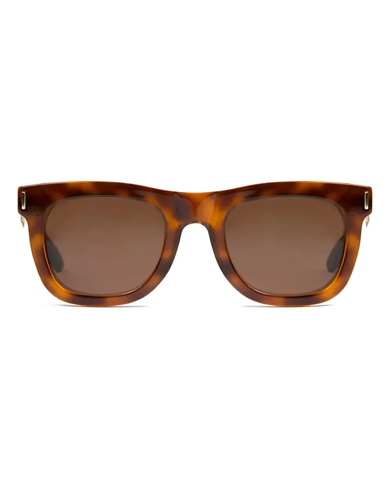 RETROSUPERFUTURE Eckige Ciccio Francis Sonnenbrille - Braun Braun