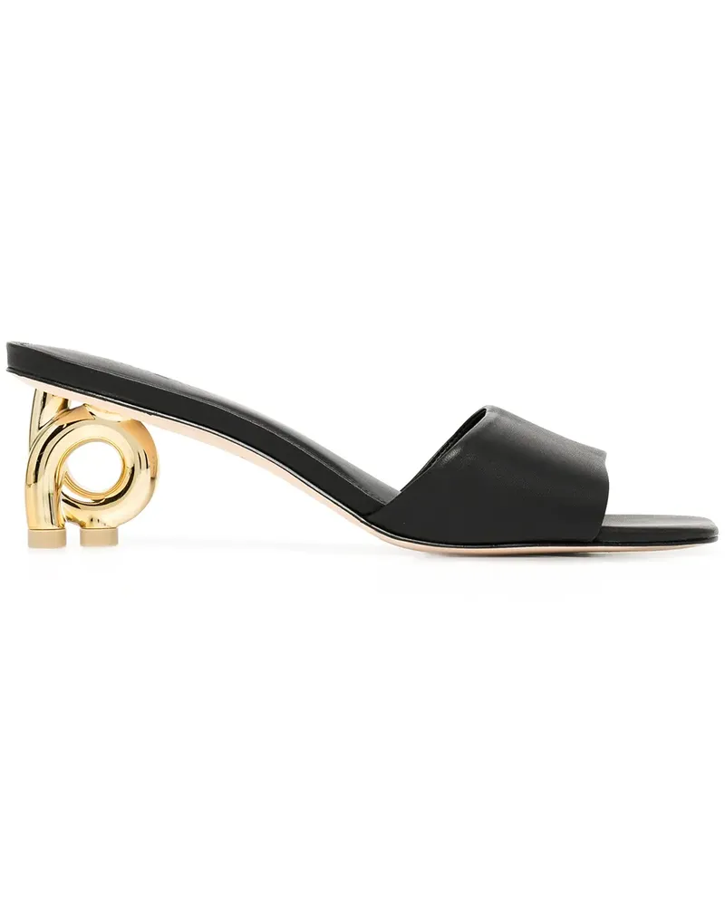 Cult Gaia Cora Mules 50mm - Schwarz Schwarz