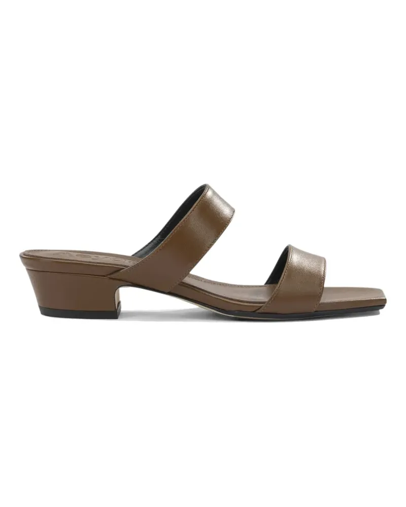 aeyde Kemi square-toe sandals - Braun Braun