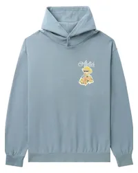 Musium Div. Hoodie mit grafischem Print Blau