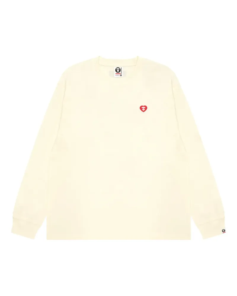 BAPE Human Made Langarmshirt - Nude Nude