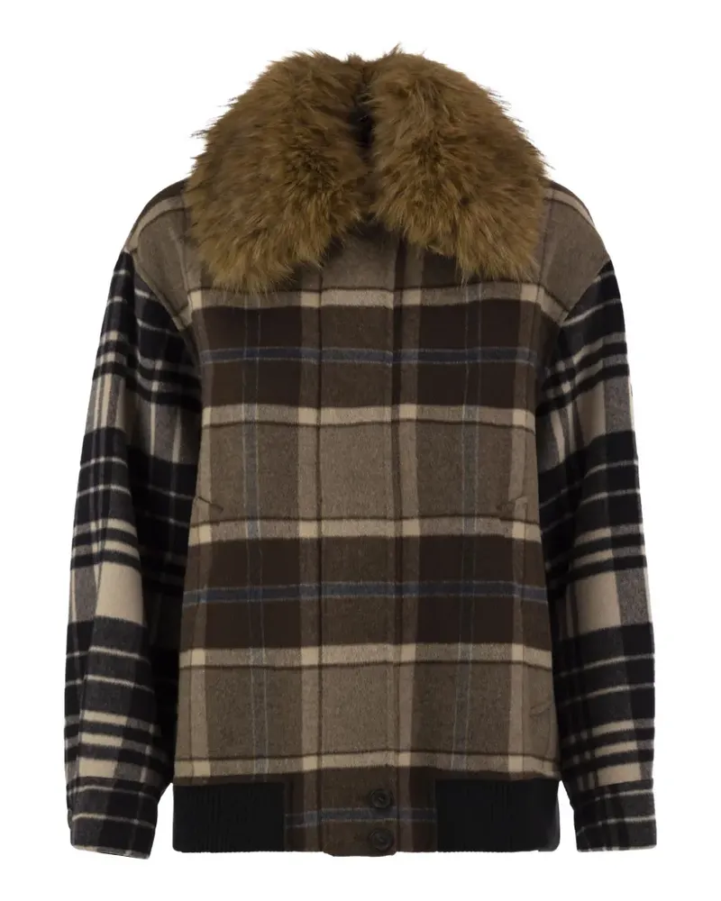 Max Mara check wool jacket - Braun Braun