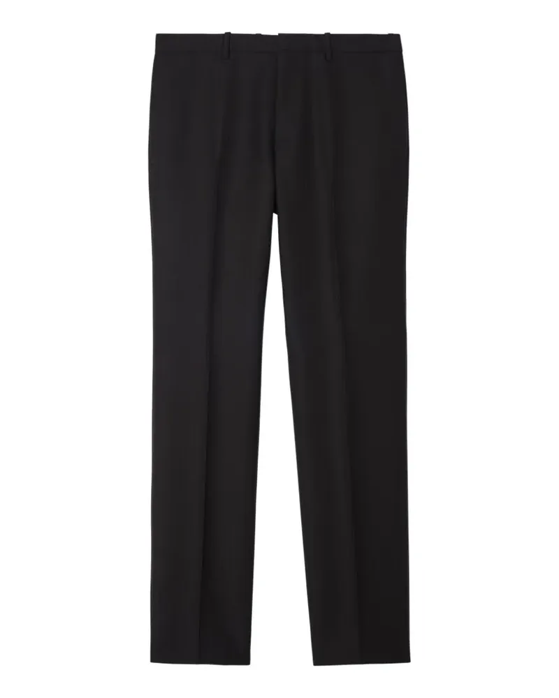 Burberry Hose aus Mohairwolle mit Nadelstreifen - Schwarz Schwarz