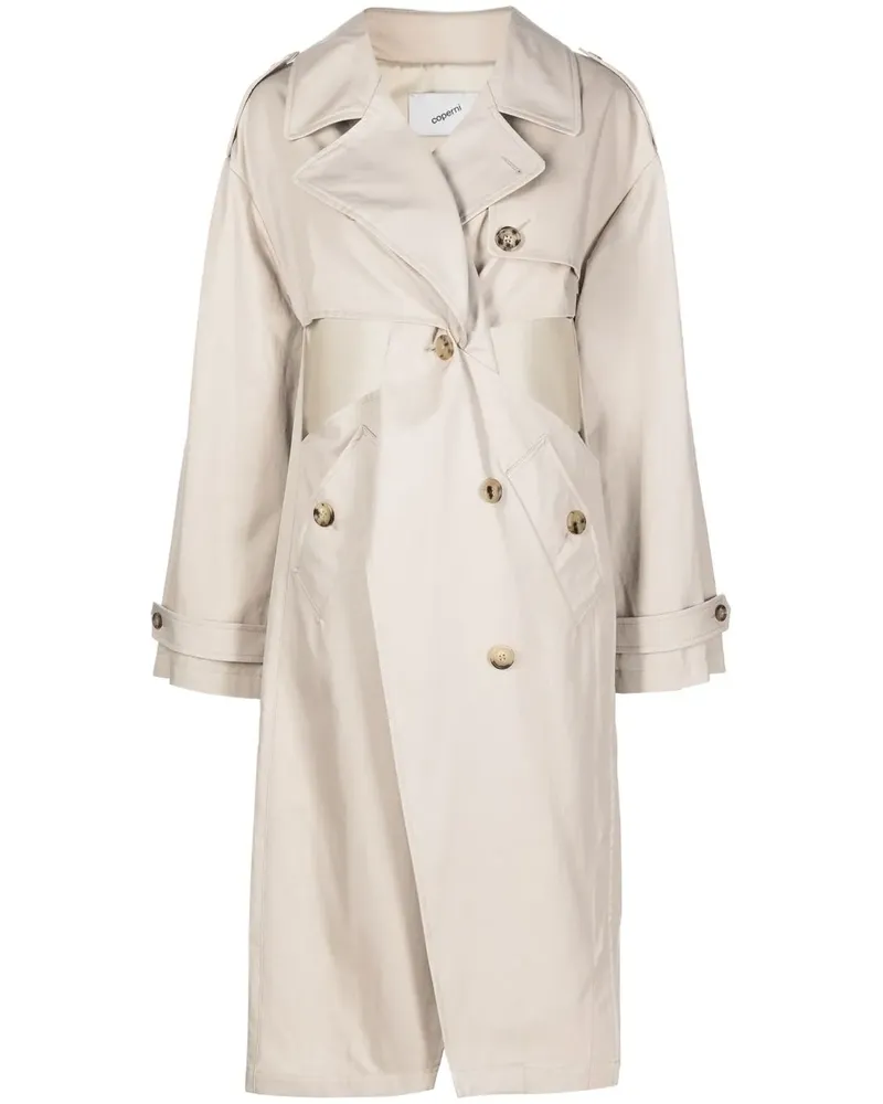 COPERNI Trenchcoat mit Cut-Outs - Nude Nude