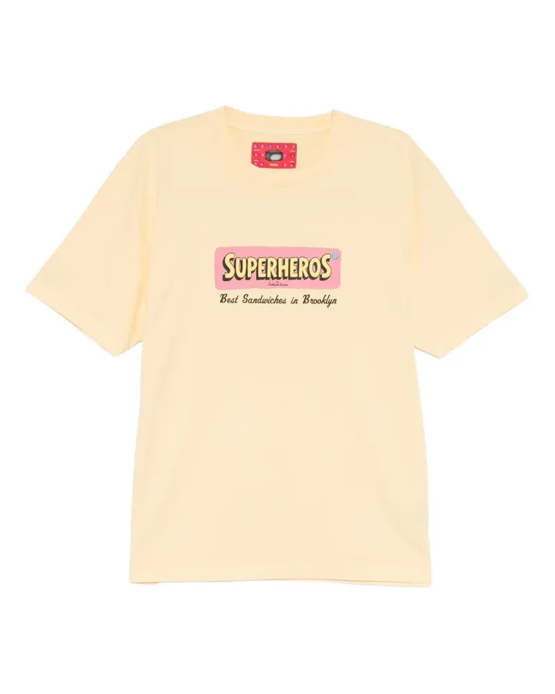 KidSuper graphic-print T-shirt - Gelb Gelb