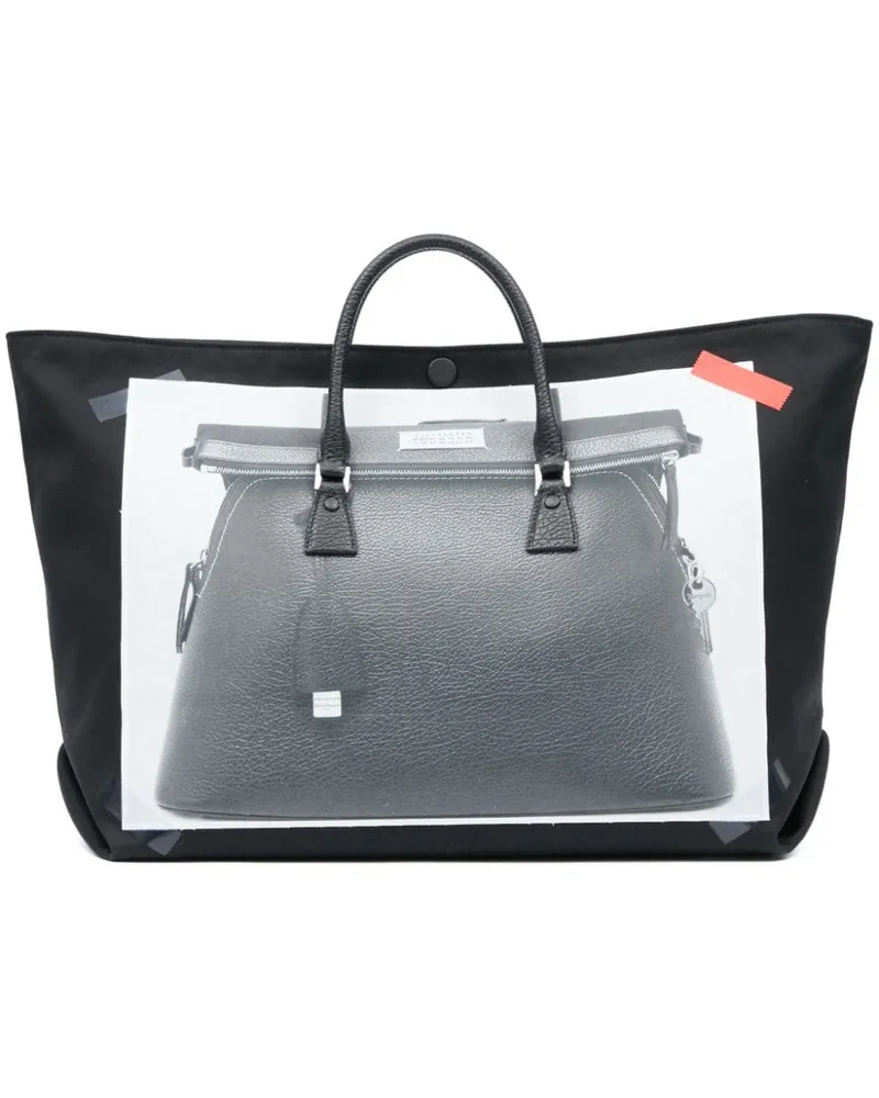 Maison Margiela Mittelgroße 5AC Classique Handtasche - Schwarz Schwarz