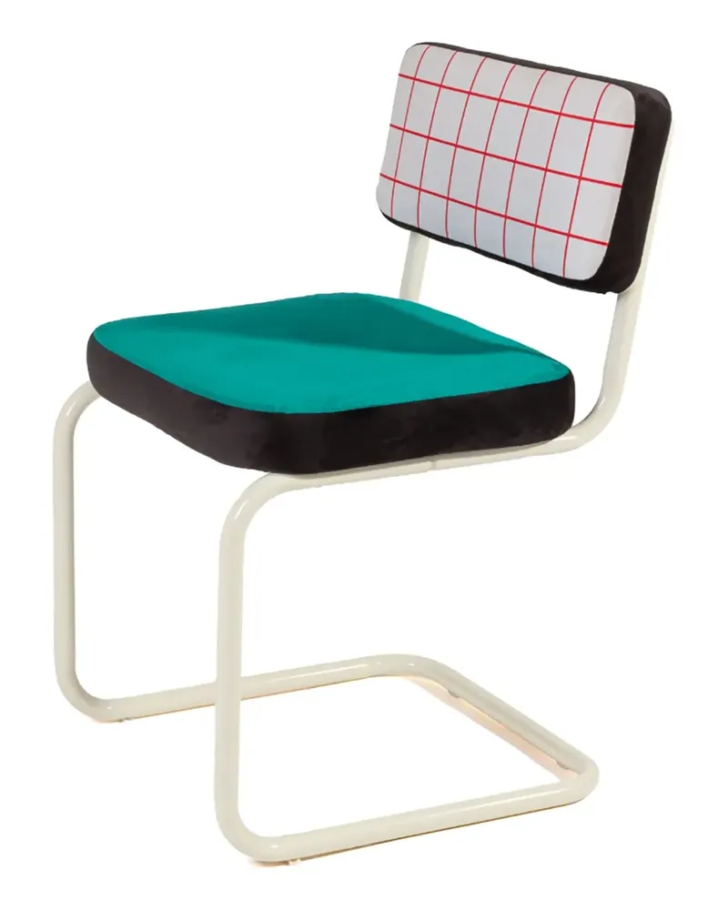 Seletti Stuhl mit Gittermuster (79,5cm x 44cm) - Grün Grün