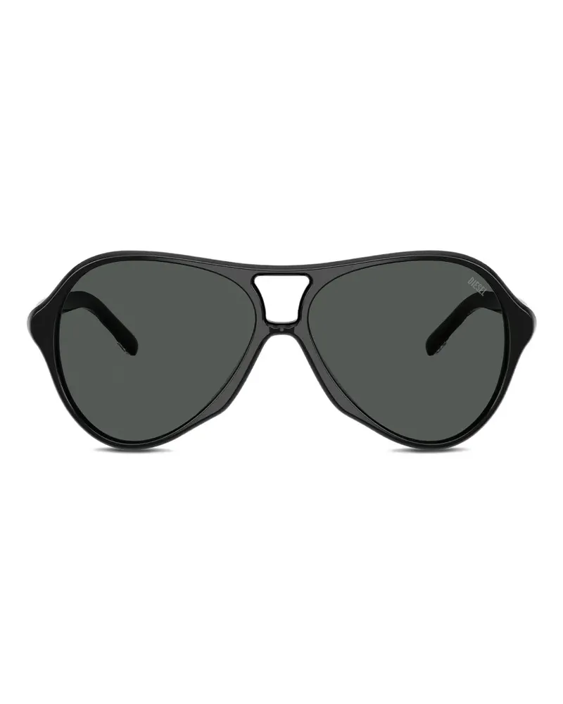 Diesel pilot-frame sunglasses - Schwarz Schwarz
