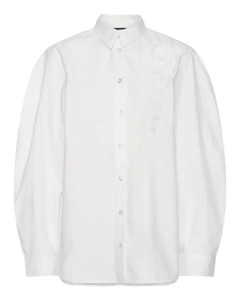 ROTATE Birger Christensen oversized shirt bright white - Weiß Weiß