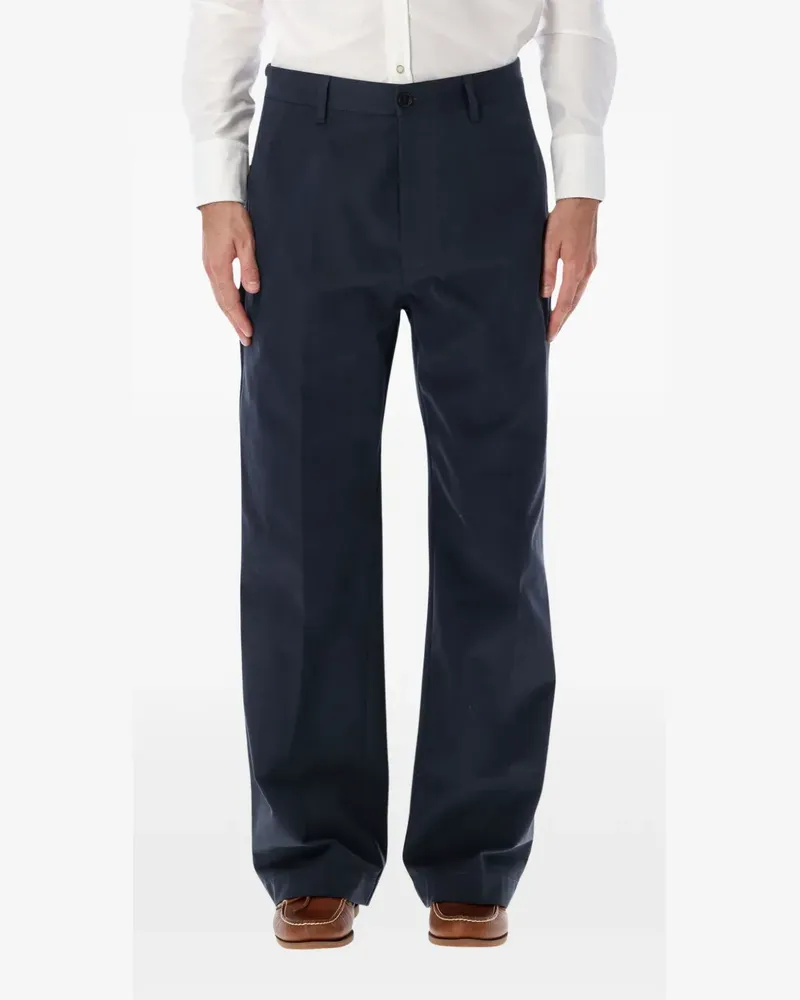 Fortela Hose mit geradem Bein - Blau Blau