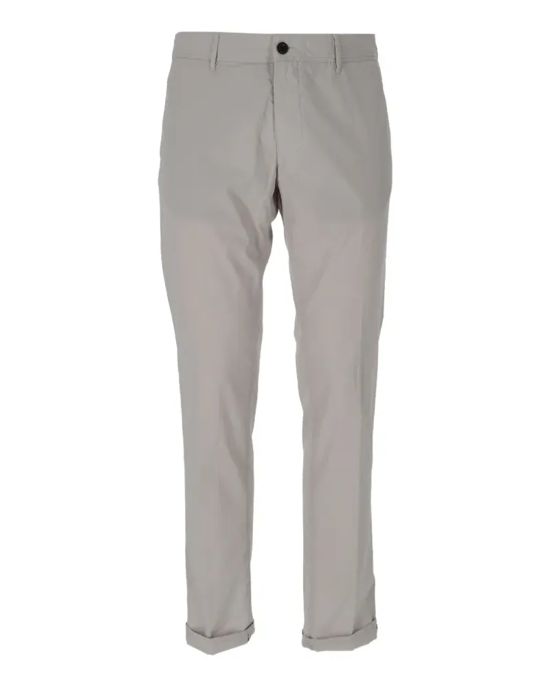 Incotex turn-up cuff chinos - Grau Grau
