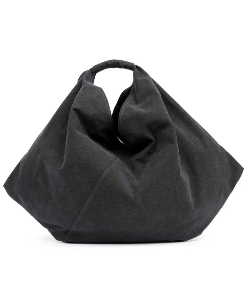 Maison Margiela Drapierte Japanese Schultertasche - Grau Grau