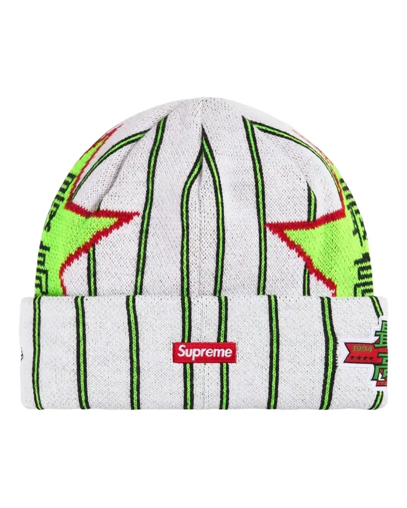 Supreme Being x New Era star-print beanie hat - Weiß Weiß