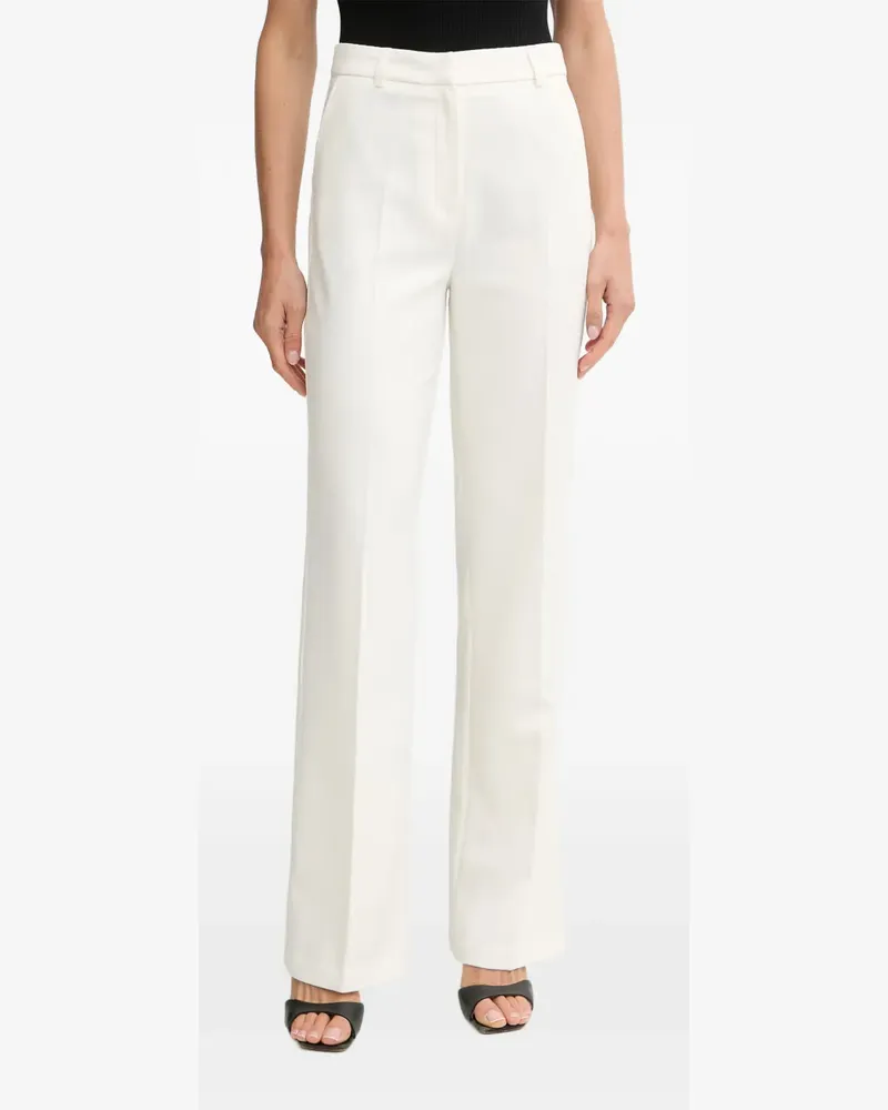 Morgan pressed-crease trousers - Weiß Weiß