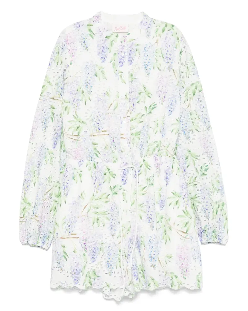 MC2 Saint Barth Julian Playsuit - 03229H COT SUNFLOER EMBRYWIST 03229h