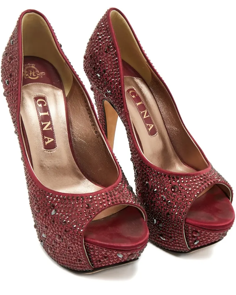 Gina crystal sandals - Rot Rot