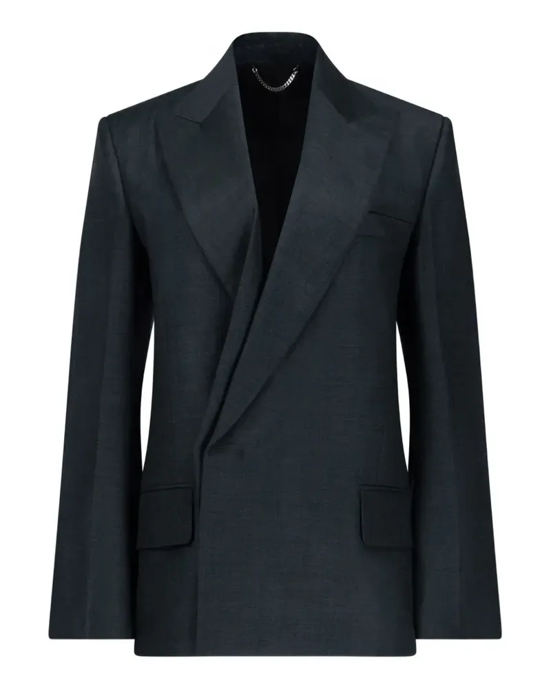 Victoria Beckham Olie Blazer mit steigendem Revers - Grün Grün