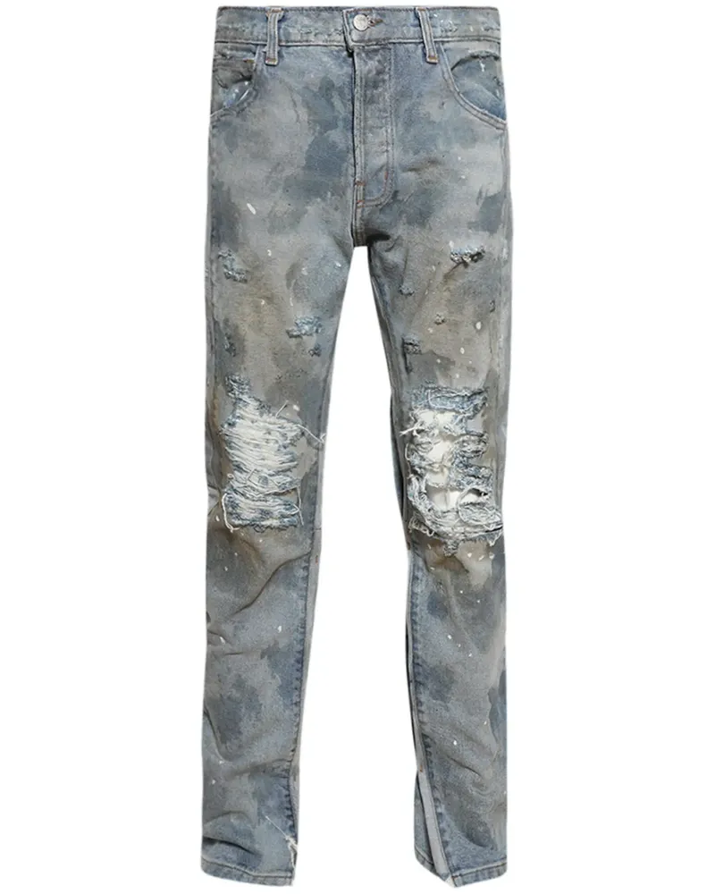 RRR123 Repented Tapered-Jeans - Blau Blau