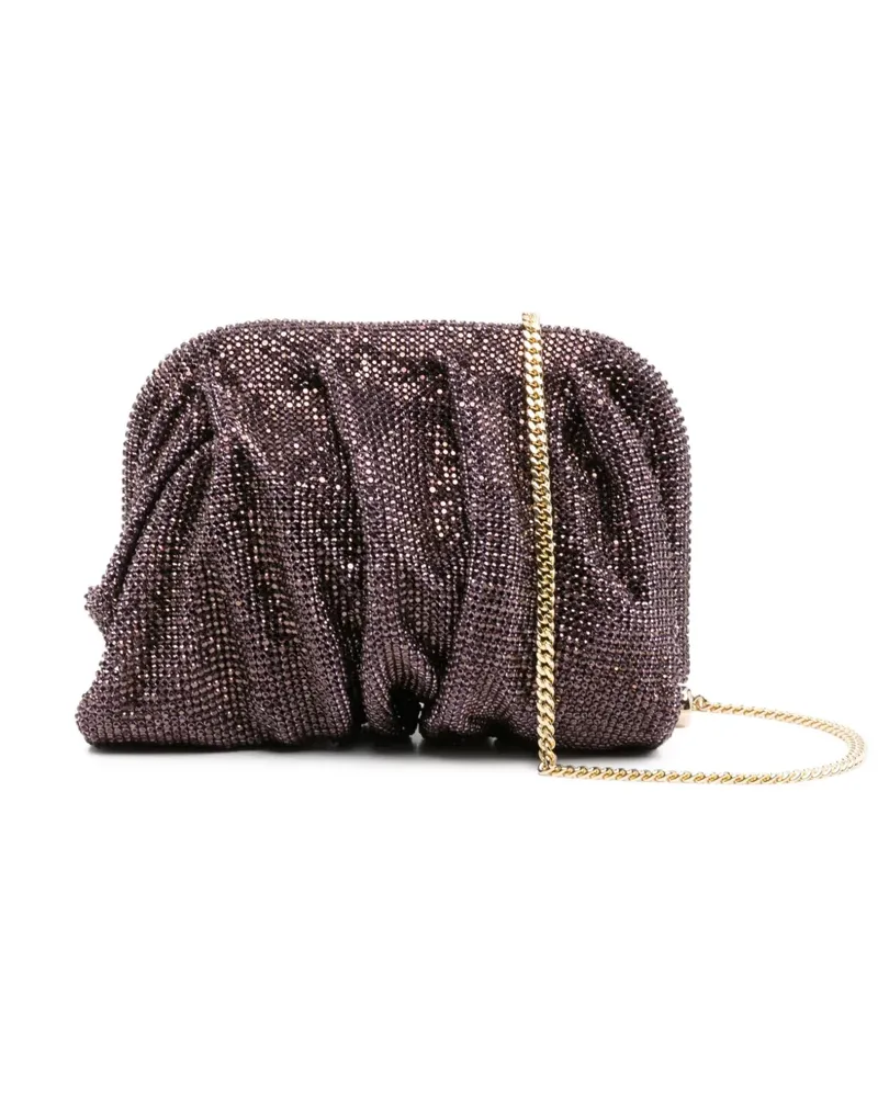 Benedetta Bruzziches Clutch mit Perlen - Violett Violett