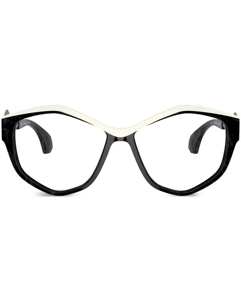 Alain Mikli Brille mit Cat-Eye-Gestell - Schwarz Schwarz