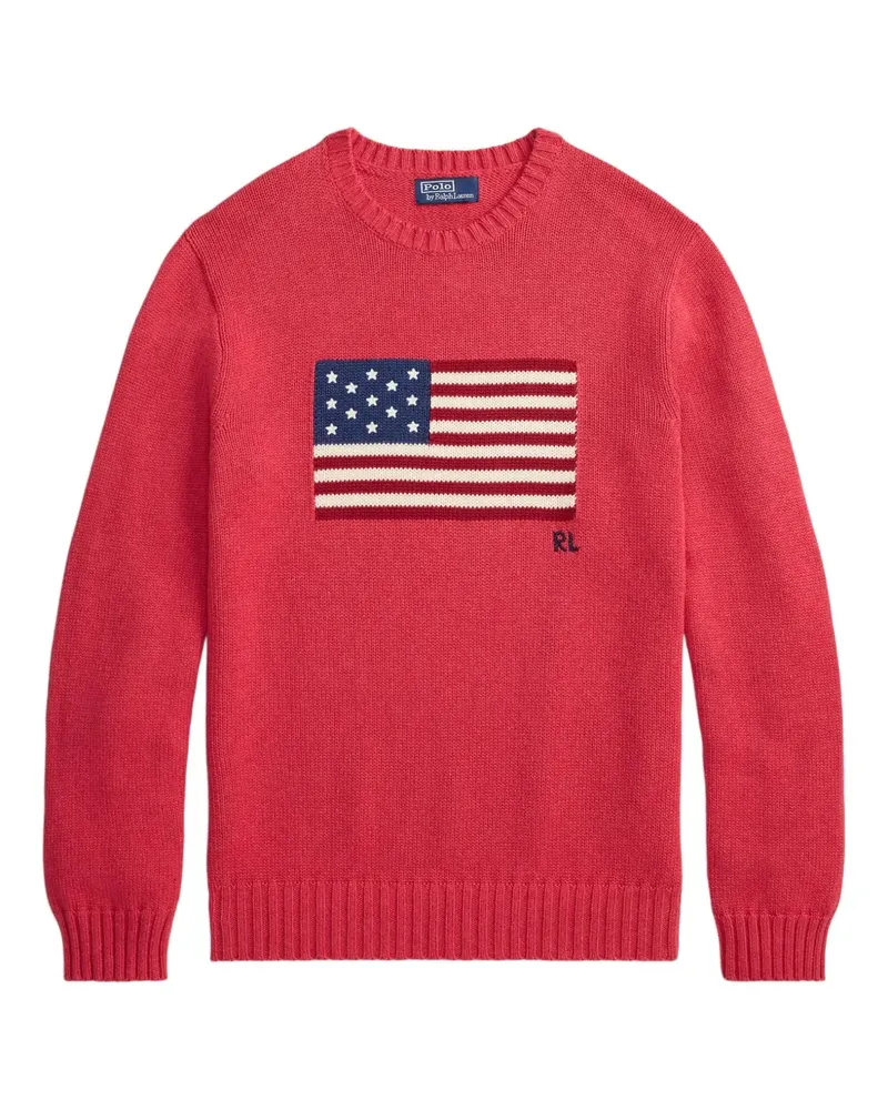 Ralph Lauren Pullover mit Logo-Detail - Rot Rot