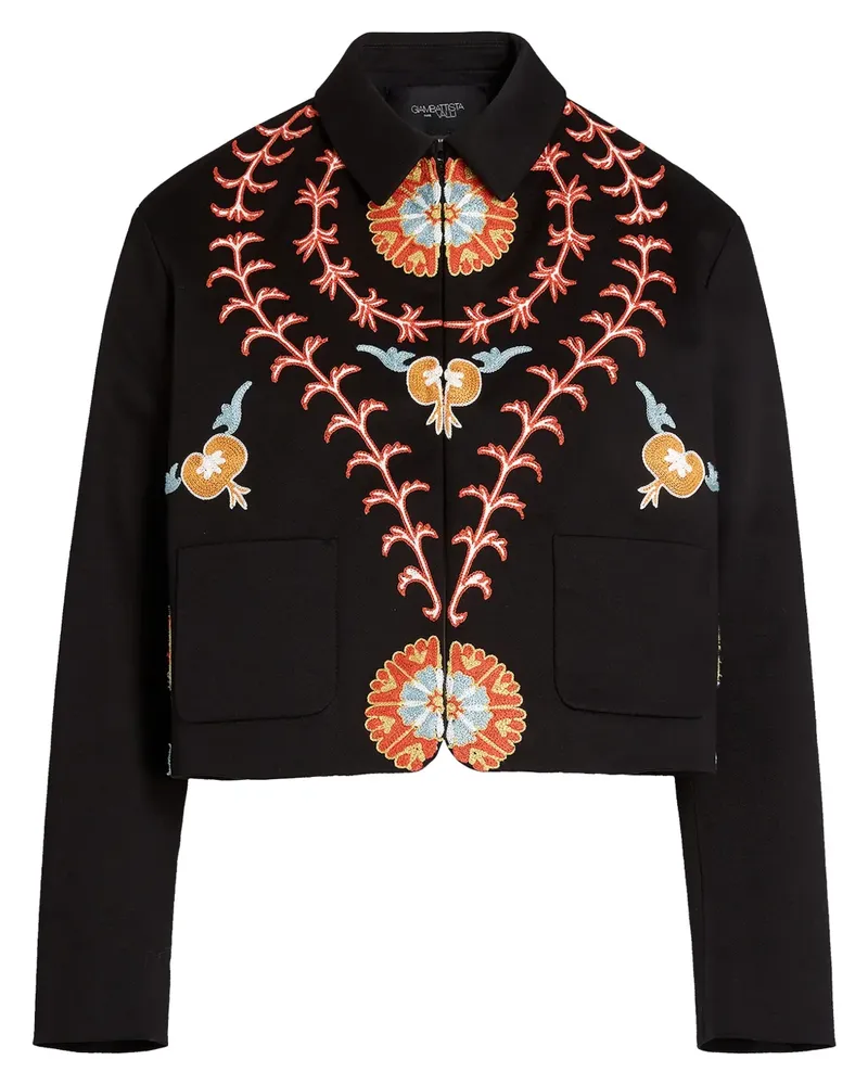 Giambattista Valli Silk Road Jacke - Schwarz Schwarz