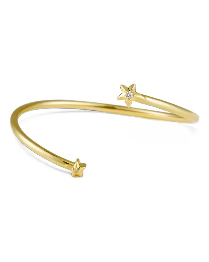 Eshvi Twin Stars bangle - Gold Gold