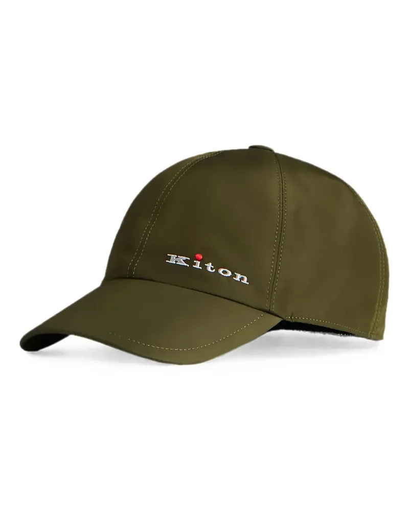 Kiton logo-embroidered baseball cap - Grün Grün