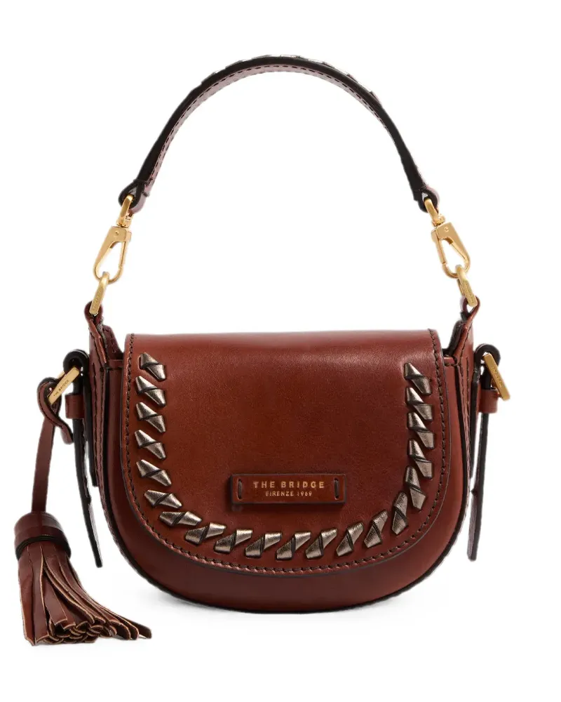 The Bridge Pearl District Holiday Edition leather shoulder bag - Braun Braun
