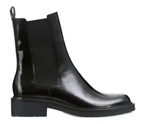 Edward Chelsea-Boots aus Lackleder - Schwarz
