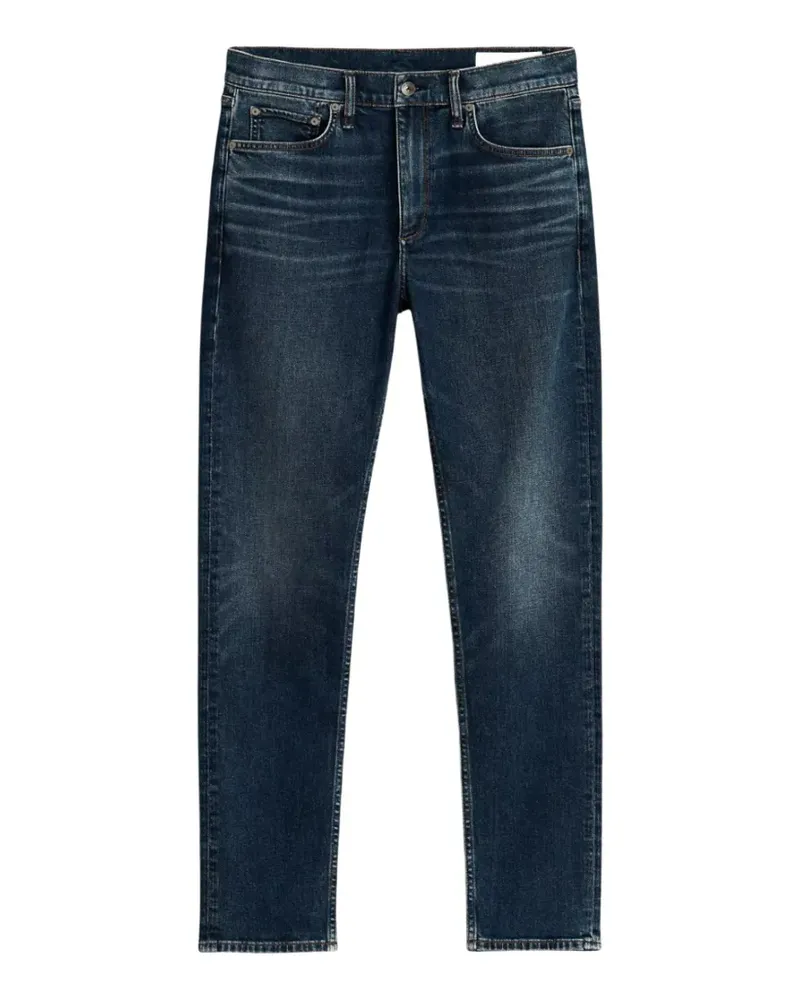 Rag & Bone whiskered faded-effect jeans - Blau Blau